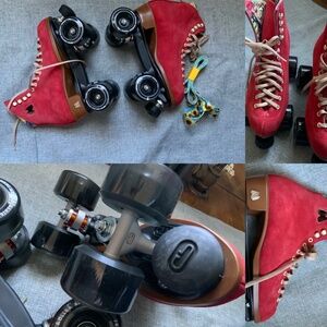 Moxi Skates Loli Poppy Red 9-9.5 women’s